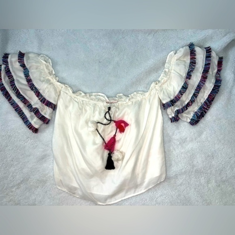 Red Carter Blouse